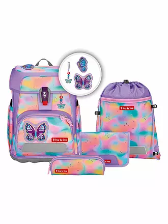 STEP BY STEP | Schultaschen Set 5tlg CLOUD FLASH Butterfly Luna |